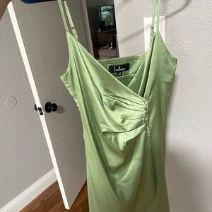 Green mini lulus dress